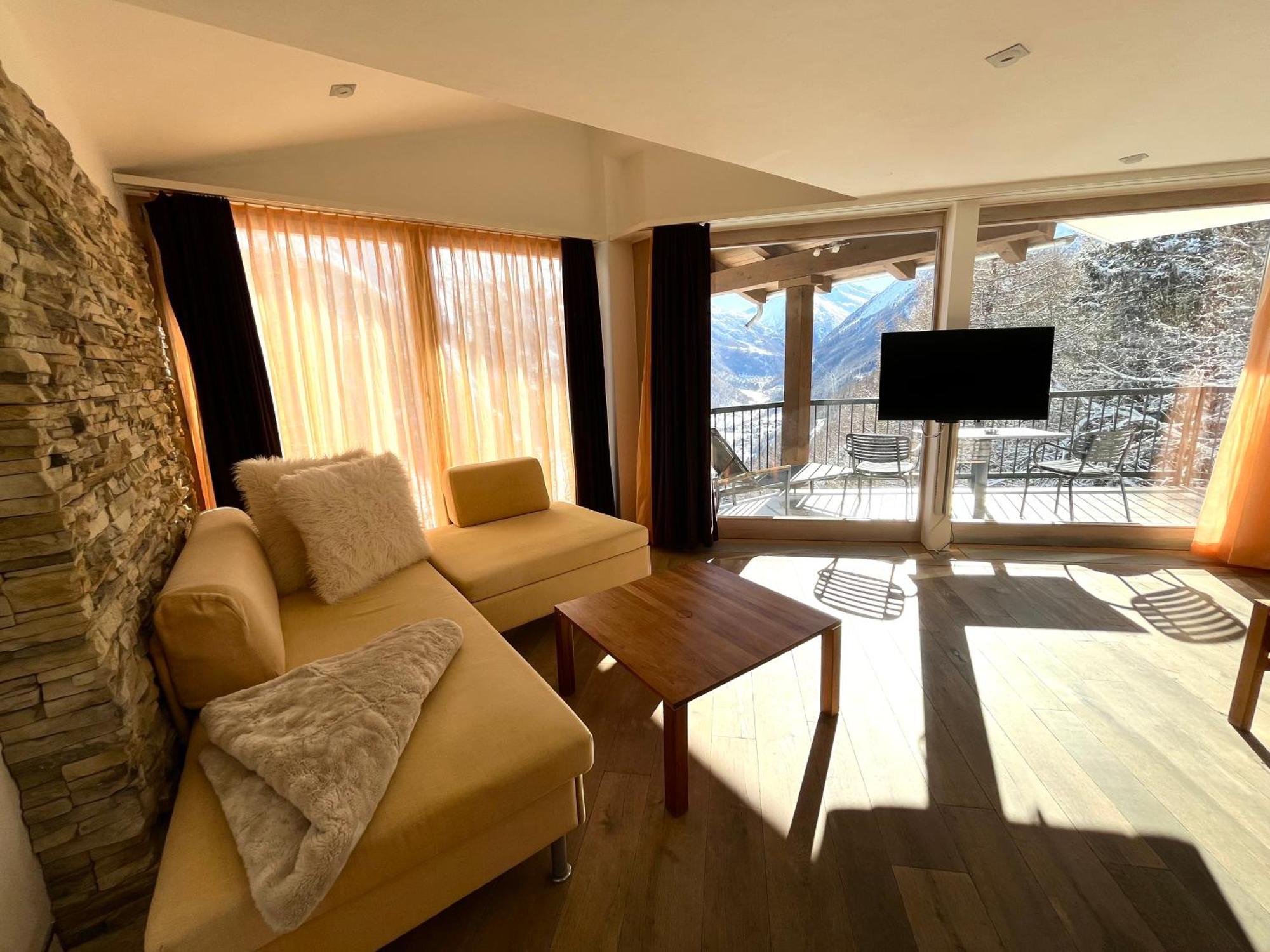 Waldhotel Fletschhorn Panoramic Retreat In Saas Fee Exterior foto